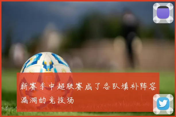 新赛季中超联赛成了各队填补阵容漏洞的竞技场