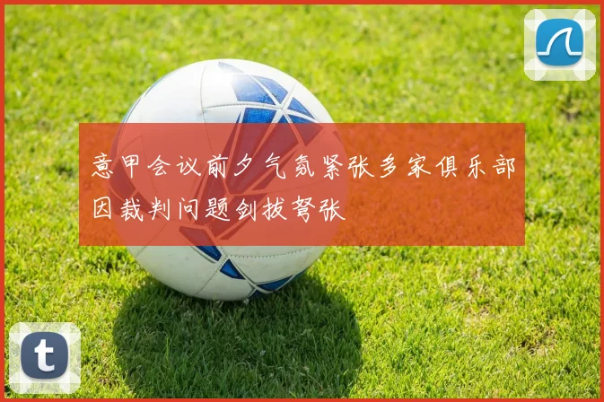 意甲会议前夕气氛紧张多家俱乐部因裁判问题剑拔弩张